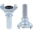 thumbnail image 2 of 4 Accesorios de Aire Chicago, Acoplamiento de Extremo Dentado de 3/4 Pulgada, Conector Universal para Manguera de Aire, Accesorios para Mangueras Neumáticas Industriales., 2 of 5