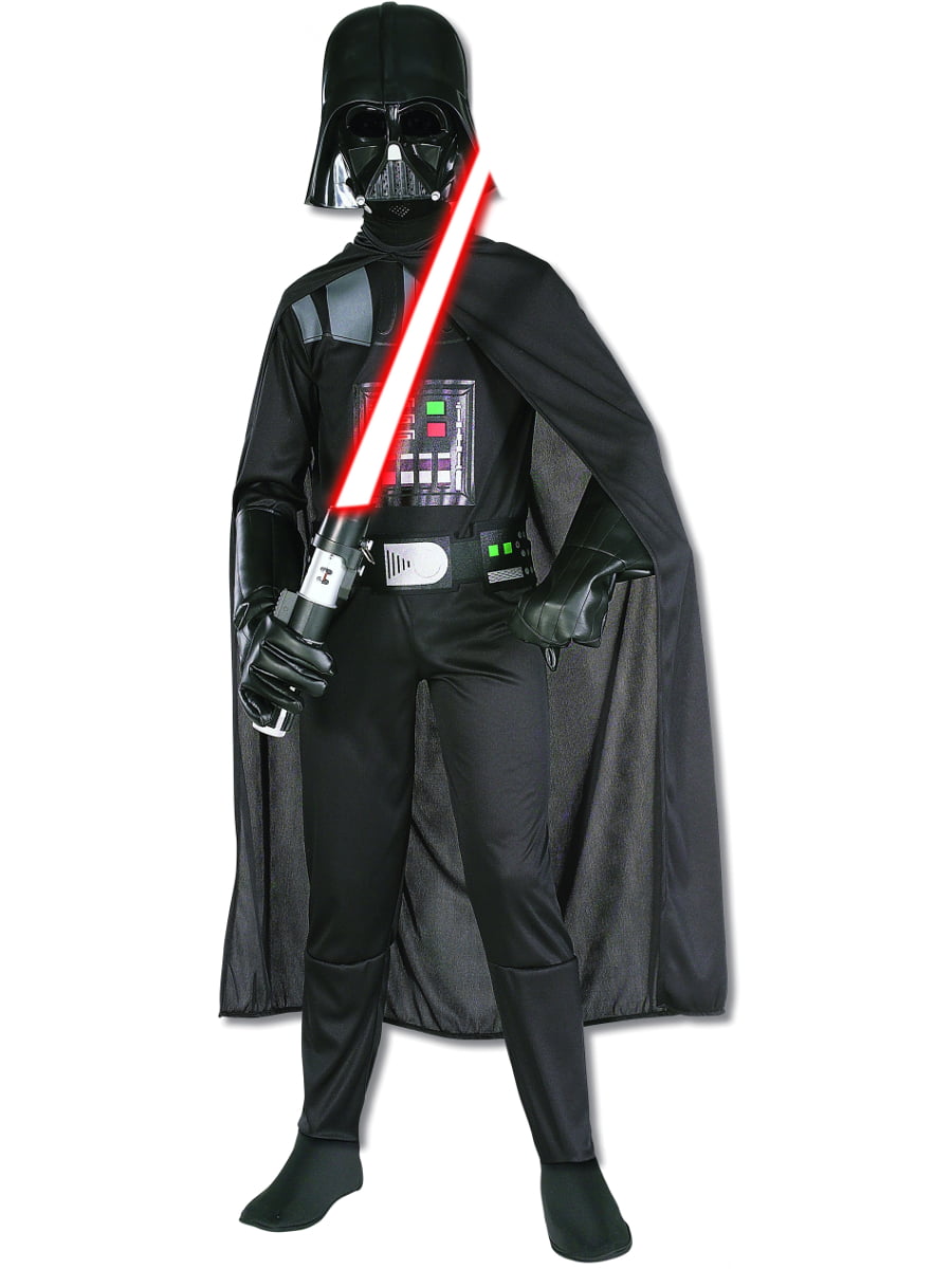 Boys Disneys Star Wars Darth Vader Halloween Costume 3 Piece Sz M NWT 8-10 