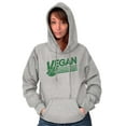 thumbnail image 4 of Vegan Peace Love Hippie Herbivore Hoodie Sweatshirt Women Men Brisco Brands L, 4 of 5