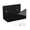 Black, variant on POYOGA Convenient Acrylic Envelope Stand Clear File Organizer Mail Sorter Letter Rack