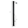 thumbnail image 3 of Outsunny 7ft Outdoor Solar Heated Shower for Backyard Pool, 3 of 10