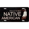 thumbnail image 2 of Proud to be a Native American License Plate, 2 of 2