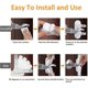 thumbnail image 5 of Door Level Lock [Upgraded], 2 Pack Child Safety Door Lock with 3M Adhesive, REDTRON Anti-LOCKOUT, 5 of 5