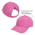 thumbnail image 4 of Gubotare Kids Hats Girls Toddler Baseball Hat Sun Protection Baby Boy Baseball Cap (Pink,2-8 Years), 4 of 6