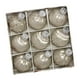 thumbnail image 5 of 9 piezas de bolas navideñas decorativas para el hogar hechas a mano con purpurina navideña Beige, 5 of 8