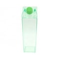 Transparent Milk Carton Container, Reusable Juice Container for Fridge