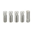 thumbnail image 1 of Unique Bargains 3x10mm Goupilles en Acier Inoxydable 304, Lot de 5 Goupilles Plates à Tête Moletée, 1 of 6