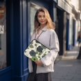 thumbnail image 6 of FORMRS 15-15.6 inch Laptop Sleeve Case Soft Carrying Quilted Computer Bag Cover, Navy Flower, 6 of 7