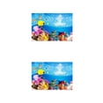 thumbnail image 1 of Thinsony PVC Aquarium Background Poster Stunning Fish Tank Decoration Landscape 30x52cm 2Set, 1 of 6