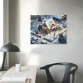 thumbnail image 3 of Nawypu  Christmas Wall Art, Framed Christmas Canvas Wall Art with Winter Snowy Scene for Wall Decorations, Christmas Gifts, 3 of 4