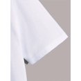 thumbnail image 3 of Men's Bohemian Style 100% Cotton T-Shirt | Breathable & Comfortable | Vibrant Geometric Print | Casual Round Neck, Short Sleeve | Summer Outdoor Wear | Unisex White Tee for Men and Women, 3 of 6