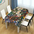 thumbnail image 4 of Yayeee Tablecloths 60" x 60" Rectangle Wrinkle Resistant Party Table Cover, Floral Garden, 4 of 8