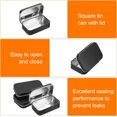 thumbnail image 3 of uxcell 6pcs Metal Tin Box, 3.7x2.4x0.8" Mini Portable Rectangular Empty Tinplate Small Storage Container Airtight Tins with Lids for Candy Favors Crafts Christmas Gifts, Black, 3 of 7