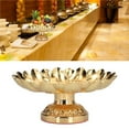 thumbnail image 6 of Elegant Gold Fruit Bowl & Tray - European Style Decorative Plate for Worship & Home, 6 of 9
