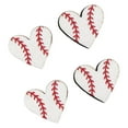 thumbnail image 4 of 2 pares de pendientes deportivos de botón para mujer, ideales para béisbol, voleibol, fútbol americano y baloncesto. Estilo G, 4 of 9