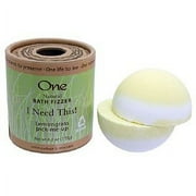 One Natural Bath Fizzer Bomb I Need This 6.5 oz Lemongrass 3 Inch