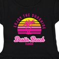 thumbnail image 3 of Inktastic Summer Enjoy the Sunshine Destin Beach Florida in Pink Girls Toddler Dress, 3 of 4