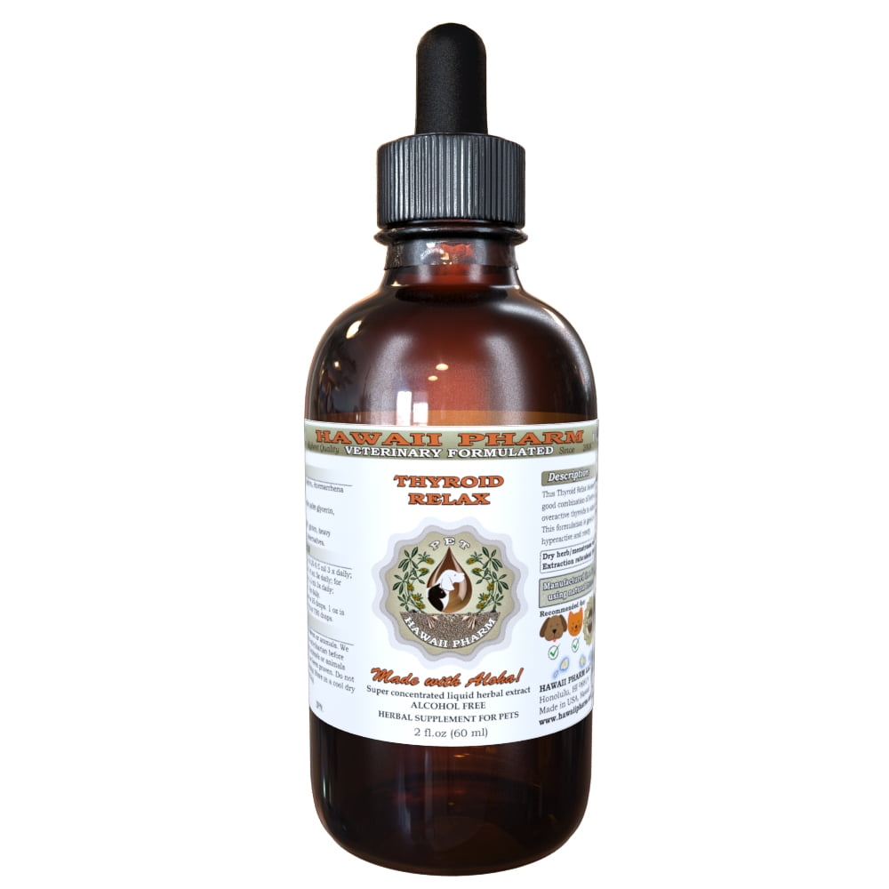 Thyroid Relax, VETERINARY Natural AlcoholFREE Liquid Extract, Pet