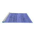 thumbnail image 2 of Ahgly Company Machine Washable Indoor Rectangle Abstract Blue Contemporary Area Rugs, 6' x 9', 2 of 4