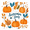 Pumpkins Pattern, variant on Yayeee Faucet Mat for Kitchen Sink 14.7" Diatomite Long Splash Guard Pad, Pumpkins Pattern