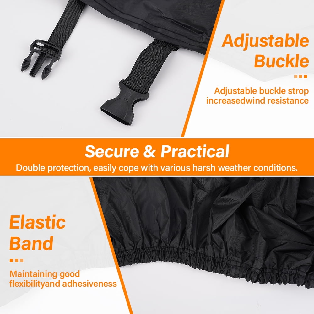 XiongXiong Motorcycle Cover, Ultimate Motorcycle Cover for All-Weather Protection,Universal Fit, Anti-Theft Security, Portability,4XL