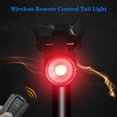 thumbnail image 2 of Luces traseras para bicicleta, alarma inteligente, carga USB, impermeables, control remoto inalámbrico, 2 of 5