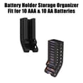 thumbnail image 4 of WRKEKC Clearance Wall-Mounted Battery Organizer - Dual-Layer AA/AAA Storage Rack with Mounting Holes, Plastic Battery Management System, 4 of 6