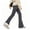 Gray, variant on YUANxueke Girls Fleece Lined Flare Leggings Fall Winter High Waisted Bell Bottom Trousers,Black,Sizes 5-15