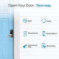 thumbnail image 3 of ULTRALOQ Latch 5 World's First Built-in WiFi Smart Lock with NFC, 5-in-1 Keyless Entry with App Control, Smart Door Handle Lock with Touch Digital Keypad, Satin Nickel C94, 3 of 3
