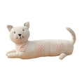 thumbnail image 3 of Animal Door Stopper Weighted Cat Decorative Fabric Floor Protector Ornament for Dorm Bedroom Use, 3 of 9