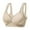 Beige, variant on Fesfesfes 3PC Women's Tank Full Cup Comfortable And Breathable Underwear Bra Wire-Free Bra