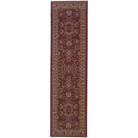 Oriental Weavers Ariana Area Rug 113R3 Red Persian Border 2' 3" x 7' 9" Rectangle