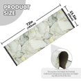 thumbnail image 5 of Yayeee Runner Rug for Bedroom 2'x6' Machine Washable Hallway Non Slip Mat, Gray Marble Pattern, 5 of 8
