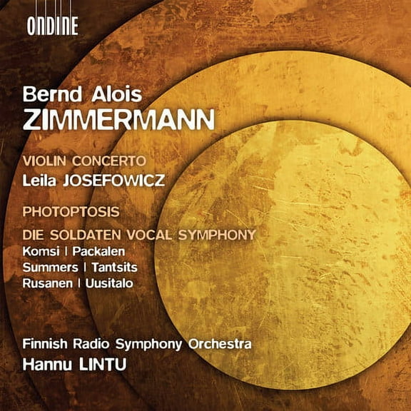 Zimmermann / Josefowicz - Violin Concerto / Photoptosis - Music & Performance - CD