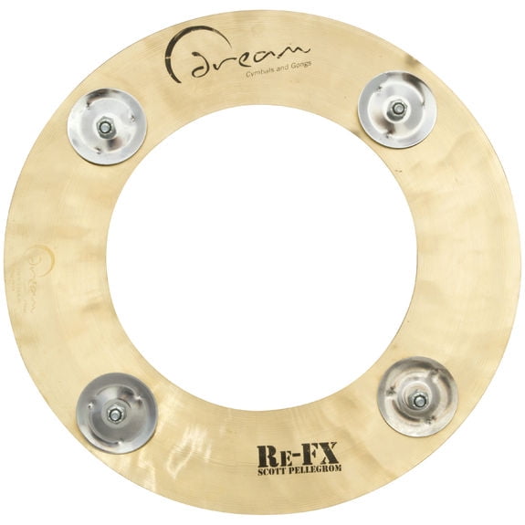 Dream Cymbals and Gongs REFX-CC10 ReFX Crop Circle w/Jingles - 10 inch