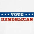 thumbnail image 3 of CafePress - Vote Demoblican T Shirt - 100% Cotton Ringed T-Shirt, 3 of 4