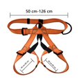 thumbnail image 3 of Arnés de escalada grueso, arnés de seguridad para proteger la cintura, arnés de medio cuerpo más ancho para montañismo, 3 of 5