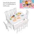 thumbnail image 4 of Juego de Mesa de Comedor para Casa de Muñecas Mesa de Comedor para Casa de Muñecas con Bordes Redondeados para Casa de Muñecas 1:12 ANGGREK  Otros, 4 of 8