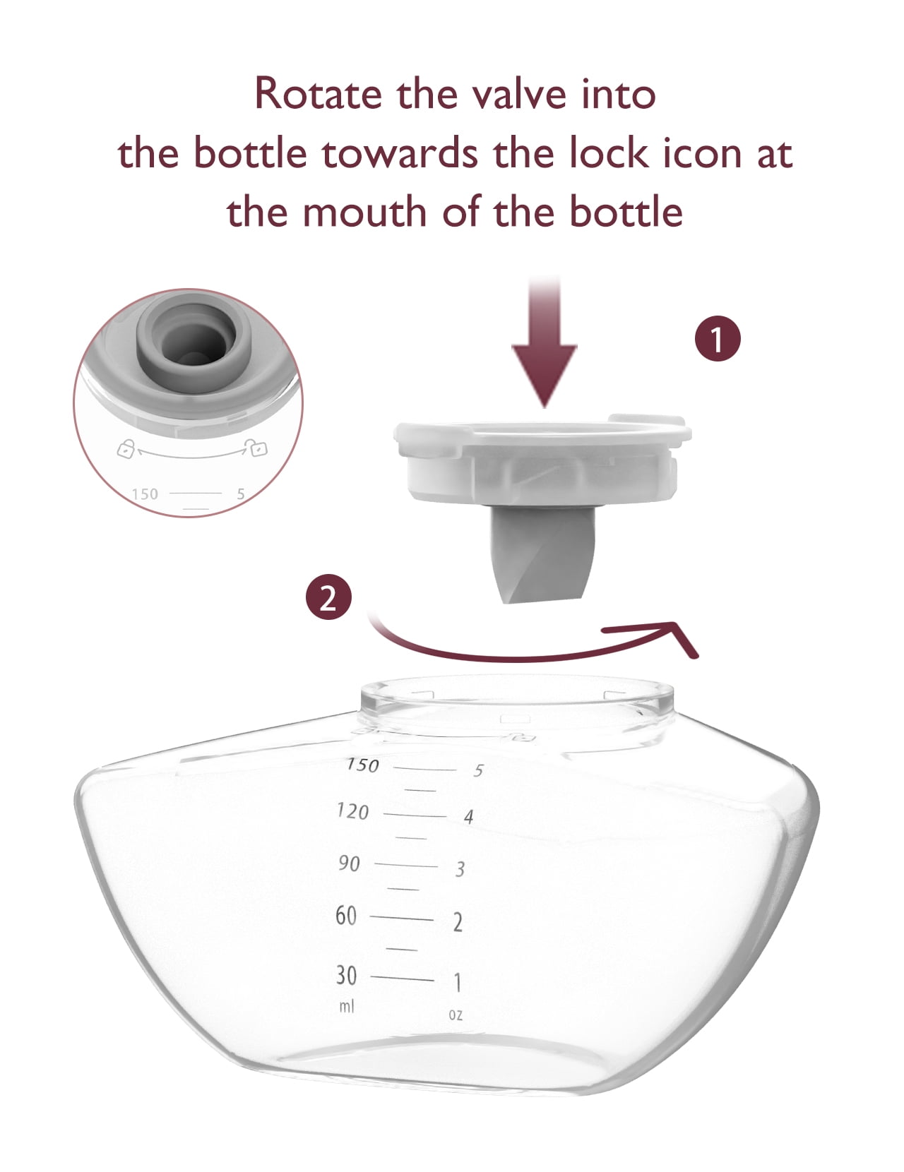 Momcozy Mobile Flow Breast Pump Valve, Original Momcozy M9 Mobile Flow Breast Pump Replacement Accessories, 1PC