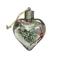 thumbnail image 3 of Christmas New Christmas Decoration LED Luminous Heart Christmas Tree Pendant Creatives Transparent Christmas Ball, 3 of 7