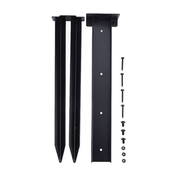 1Pc Heavy Duty Steel Wooden Fence Post Anchor Stakes Ground Spike Repairing Kit Shenzhuyue