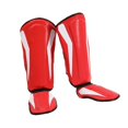 thumbnail image 4 of yotijar Kickboxing Shin Guards Mma Shin Protection for Martial Arts Kicking Sparring Red M, 4 of 8