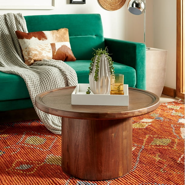 Safavieh Devin Solid Round Pedestal Coffee Table