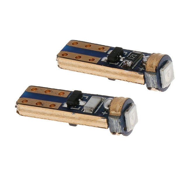1 Par De Indicadores De Instrumentos De Tablero De Instrumentos De Gran Rendimiento T5 12V Azul Baoblaze Luz de instrumentos del tablero de instrumentos del coche