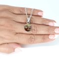 thumbnail image 5 of 925 Sterling Silver Pendant Natural Dragon Blood Jasper Handmade Jewelry, 5 of 8
