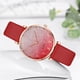 thumbnail image 3 of Reloj de cuarzo para mujer, relojes para mujer vansvar Reloj de pulsera casual de cuarzo con correa de cuero para mujer Reloj de pulsera, 3 of 3