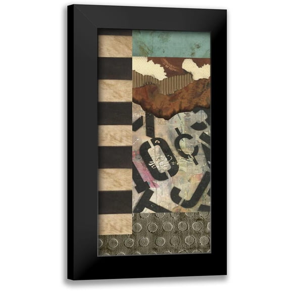 Higby, Jason 9x14 Black Modern Framed Museum Art Print Titled - Urban Mix I