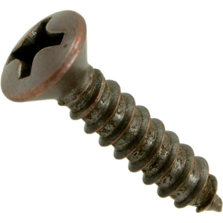 

014973127107 Phillips Oval Decorative Screws 6 x 5/8 Piece-40