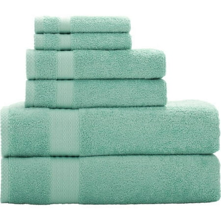 Mainstays Ms Towel Set6 Green Menthol