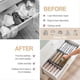 thumbnail image 5 of Wardrobe Clothes Organizer, 7 Grids Washable Portable Mesh Separation Storage Box Foldable Closet Drawer Organizer For Underwear, Socks, Scarves, ,t-, 5 of 5